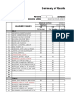 Aquino Grading Sheet