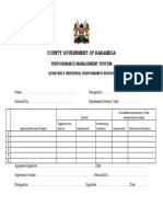 QUARTERLY INDIVIDUAL PERFORMANCE REPORT TEMPLATE As at 11th August 2015
