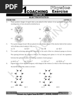 Electrostatics Exercise