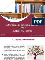 Unidad IV - Presentación - Administarcion Educativa General