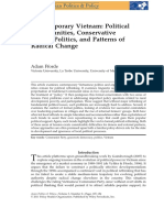 Adam Fforde - Contemporary Vietnam - Political Opportunities, Conservative Formal Politics, and Patterns of Radical Change (2011)