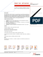 Cabos AFITOX EP90-F 1kV - Características e aplicações