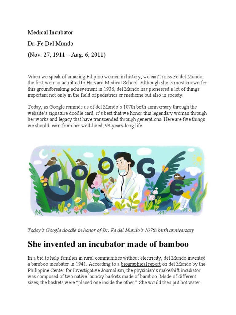 Pioneering Innovations The Bamboo Incubator and Early Medical Work of