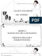 Hakikat bahasa dan unsur-unsurnya