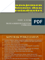 Manajemen Agribisnis Dan Agroindustri