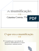 A Mumificação - Catarina Correia.