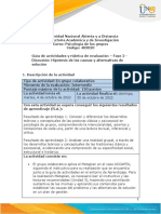 Guía de Actividades y Rúbrica de Evaluación - Unidad 3 - Fase 2 - Discusión