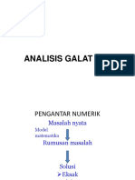 Analisis - Galat