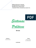 Sistemas políticos latinoamericanos: Oscilación entre status quo y reforma