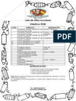 Lista de Útiles