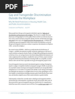Download Gay and Transgender Discrimination Outside the Workplace by Center for American Progress SN60332721 doc pdf