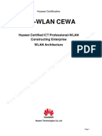 HCIP-WLAN V1.0 CEWA Constructing Enterprise WLAN Architecture