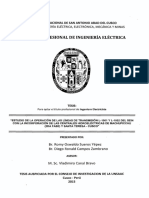 Tesis Cuzco-Estudio de La Operación de Las Líneas de Transmisión L-1001 y L-1002 Del Sein