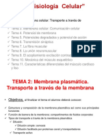 TEMA 2 Membrana Celular Trnasporte 16-17