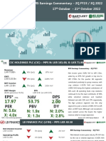 BRS End of The Week Results Snapshot - 21.10.2022