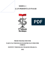 Modul 1 Peramalan Permintaan Pasar