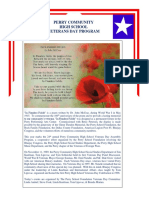Veterans Day Program - Overview
