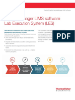 Laboratory Execution System Les Brochure