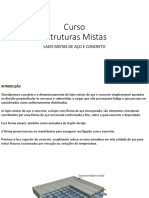 Projeto e dimensionamento de lajes mistas de aço e concreto