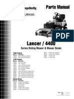 Simplicity Lancer 4400 Parts Manual 126590