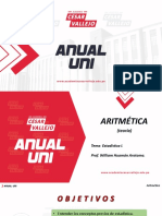 Anual Uni - Semana 10 - Aritmètica