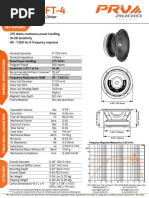 PRV Audio 6MB550FT 4 Datasheet