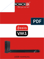 Ossia VMS HW Servers User Manual