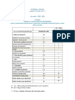 Nagy SCHEMA ORARĂ Clasa A IV A