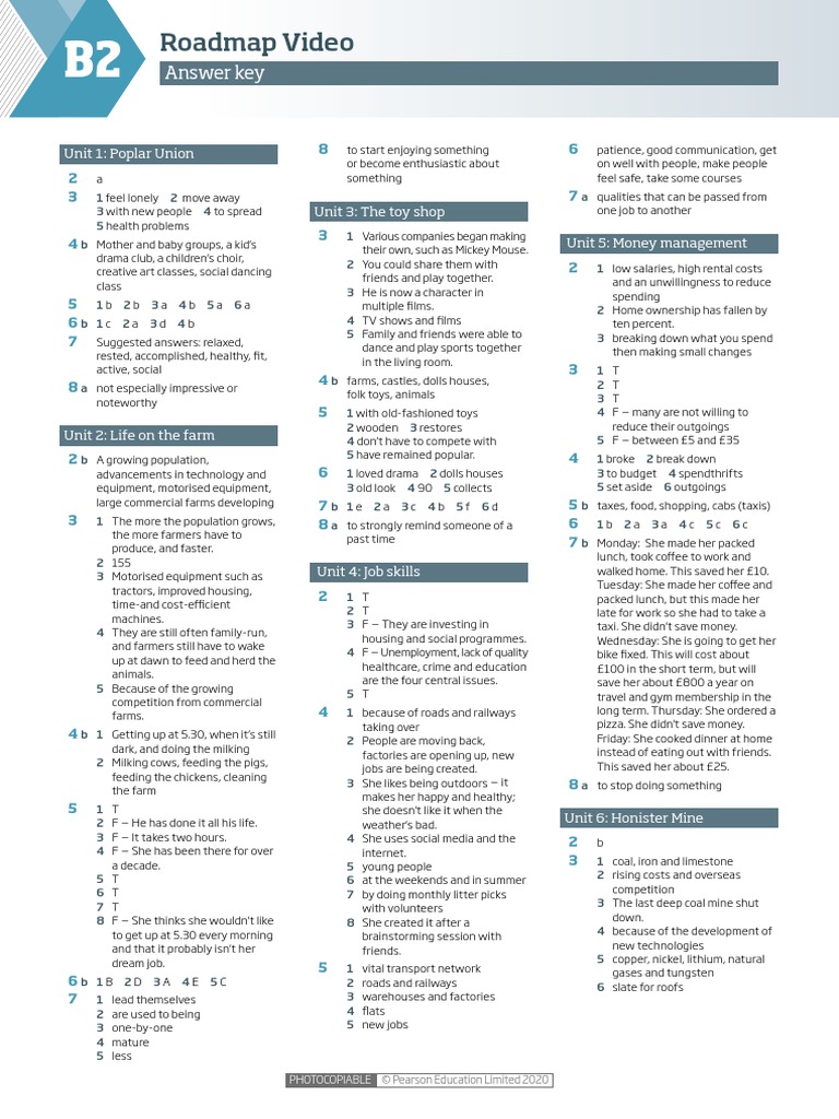 RM B2 Video Worksheets Answer Key | PDF | Building Insulation | Low ...