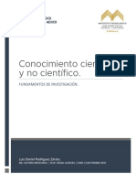 Diferencias entre conocimiento científico y no científico