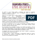 La Pedagogia Critica en Tiempos Oscuros PDF