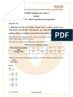 Class 8 - Maths - Direct and Inverse Proportions