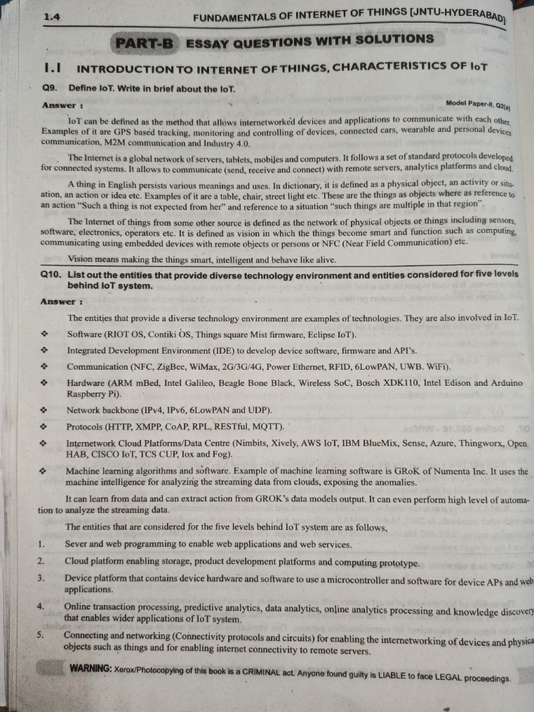 Unit 1 FIOT | PDF