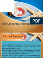 Pert 4 - Masalah Penelitian (Variabel)