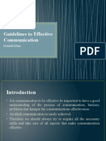 04 Guidelines To Effective Communication
