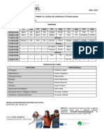 Horário e conselho 12o ano CT 2022-23