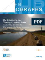 Contribution To The Theory of Undular Bores. A Journey Around The Korteweg de Vries Equation
