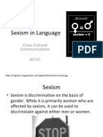 Sexism in Language
