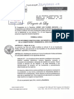 Proyecto Que Busca Modificar El Artículo 31 de La Constitución