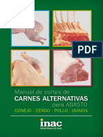 Manual para Ver Cortes Cárnicos. INAC, Uruguay