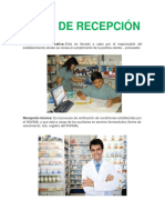 Áreas Del Servicio Farmaceutico