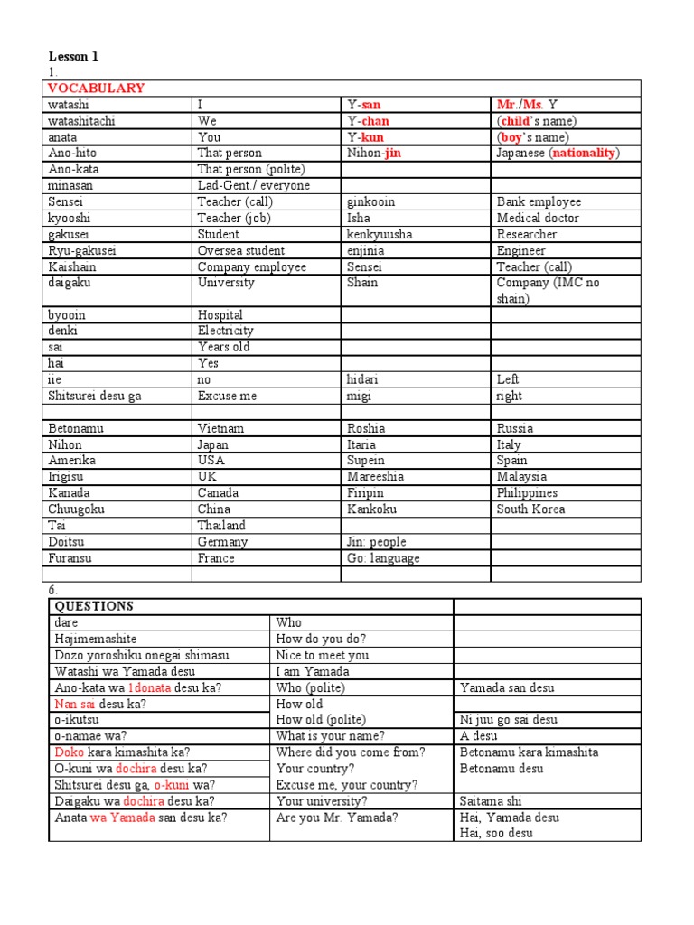 Japanese Text Pdf Japanese Language Foods
