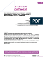 2020 - Ângelo Braga - SUFFERING AMONG PATIENTS WITH CANCER UNDERGOING NEUROTOXIC CHEMOTHERAPY