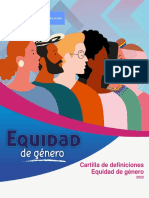 Cartilla - Definiciones - Equidad - Género VF