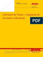 Liberación de tareas y asignación inventario