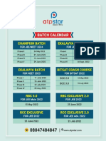 Batch Calendar