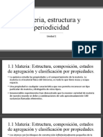 Materia, Estructura y Periodicidad: Unidad 1