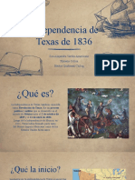 Independencia de Texas 1836