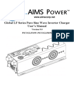 User manual for Global LF Series Pure Sine Wave Inverter Chargers