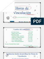 Presentación de Horas de Vinculación GRUPO 1